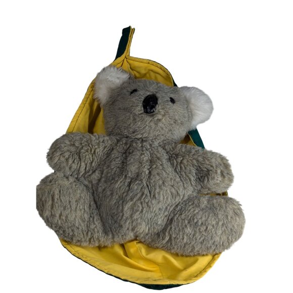 Little Koala Studio Handcrafted Koala in Leaf Hand Puppet With Lining - Picture 1 of 5